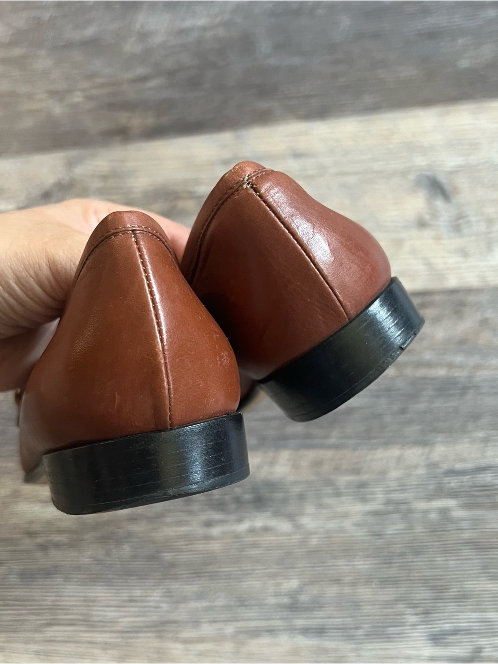 Prada Chestnut Leather Horsebit Loafers for Women Size 6 - Picture 7 of 14